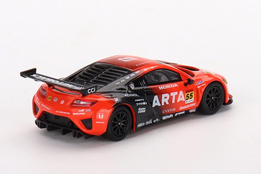 TrueScale Miniatures MINI GT Scale Honda NSX GT3 EVO22 SUPER GT Series 2022 ARTA Japan Exclusive Finished Model 1/64 #55 (Left-Hand Drive) MGT00485-L