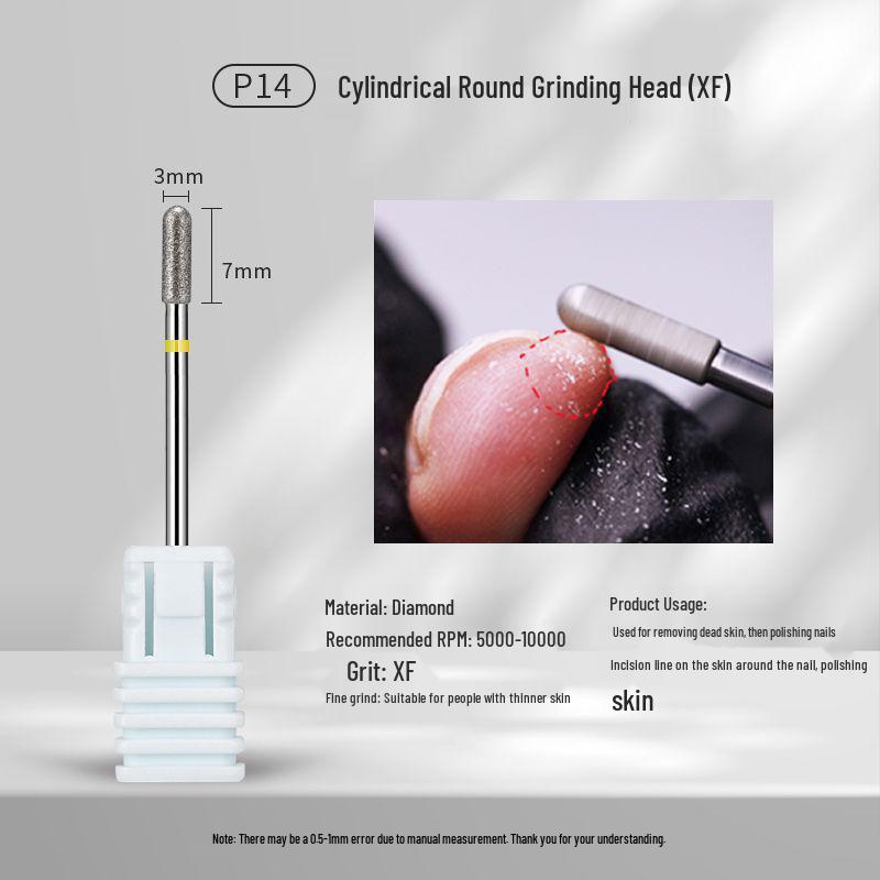 

Russian Nail Drill Bit Set: Cone & Shuttle Diamond Heads for Cuticle & Keratin Removal