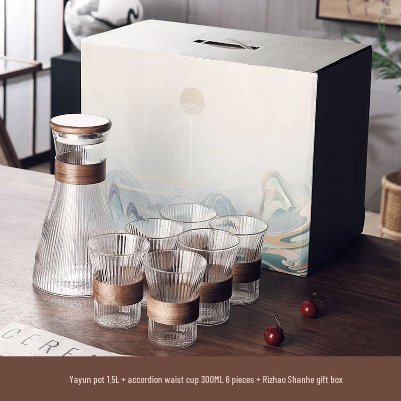 TXRMDX Heat-Resistant Glass Teaware Set