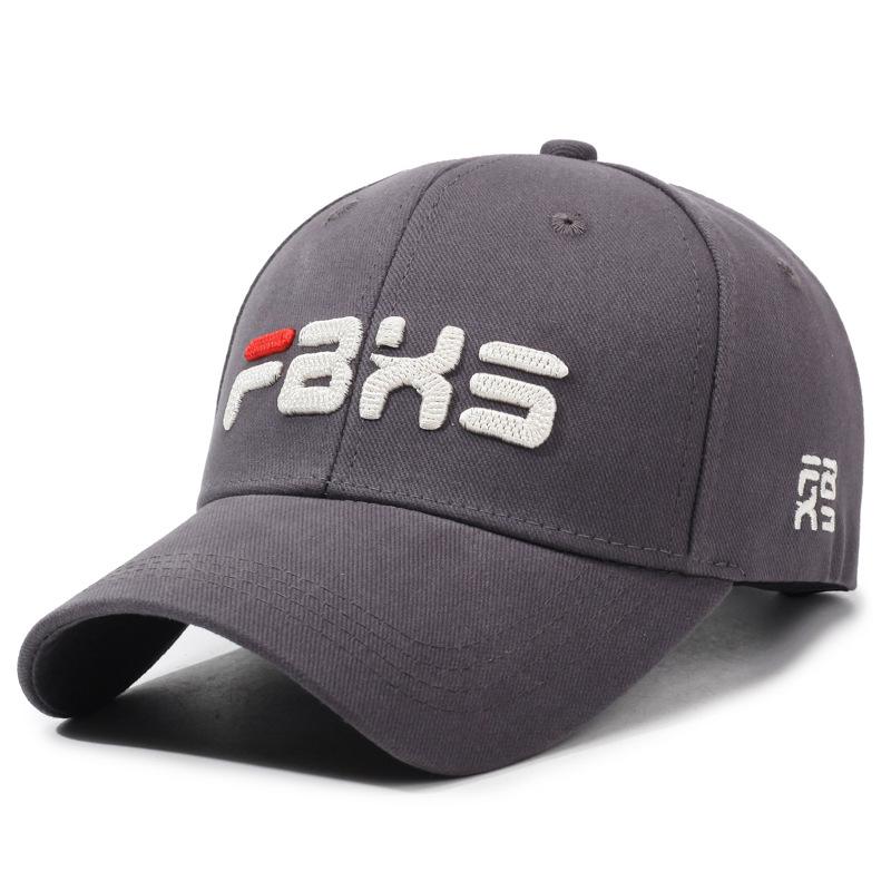 Spring And Autumn Embroidery Letter Baseball Cap Men S And Women S Same Casual Versatile Shade Fashion Couple Cap Adjustable серый