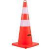 Safety Cones Traffic Cones 12 x 28" Orange Reflective Collars Road Cones