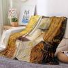 Gustav Klimt Ölgemälde Vier Jahreszeiten Decke Sofa Bettüberwurf Weiche und flauschige Decke Weiche warme Flanelldecke Geschenk Kunst
