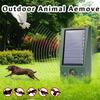 Solar Ultrasonic Cat Repellent Multifunctional Ultrasonic Bird Scarers IP66 Waterproof for Deterrent Rat Dog Fox Pest