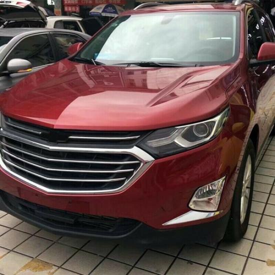 Chrome Front Fog Lamp Light Eyebrow Cover Trim For Chevrolet Equinox 2017-2021