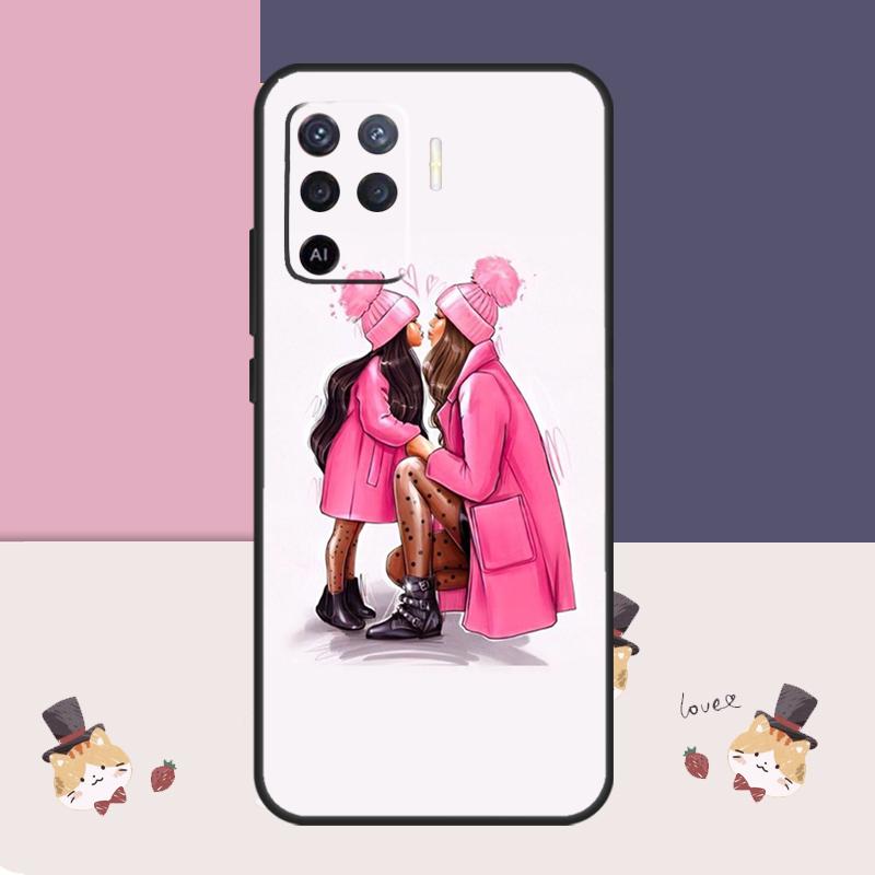 Baby Mom Daughter Girl Son Dad Case For Oppo A60 A40 A80 A5 Pro A15 A16 A17 A57 A77 A94 A74 A54 A76 A96 A18 A38 A58 A78 A98