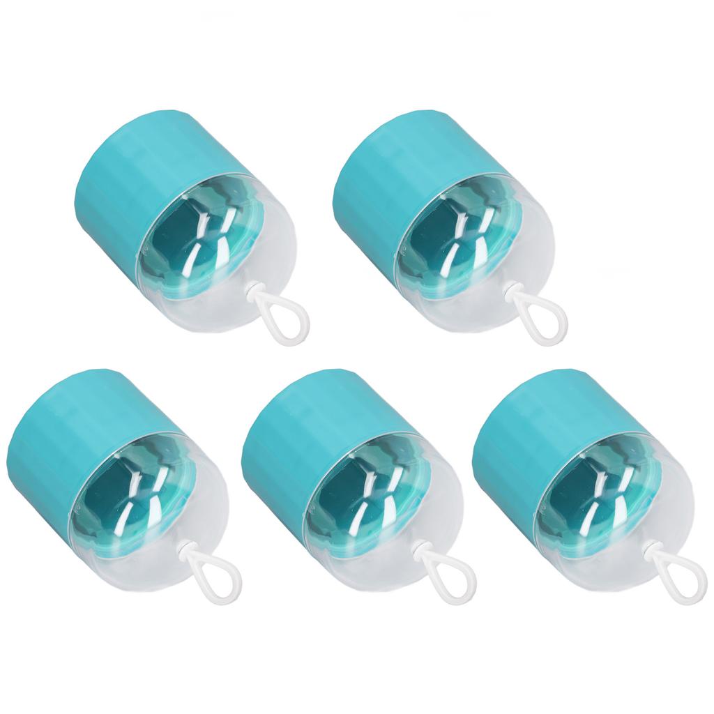 5pcs Makeup Sponge Box Portable Dustproof Waterproof Beauty Sponge Storage Box with Holders for Women Girls