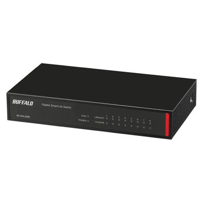 Przełącznik Smart Lite Buffalo Corporate Giga Compatible Layer2 8 portów BS-GSL2008