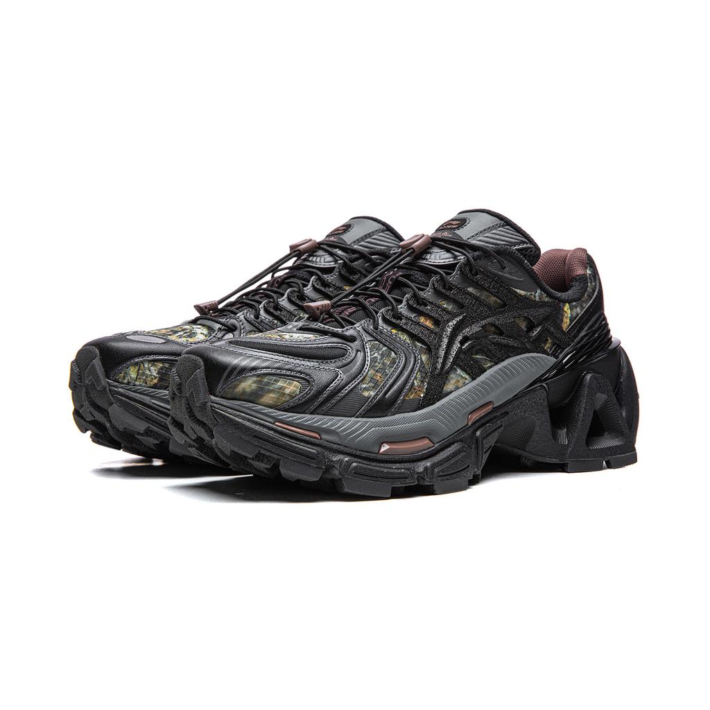 Li Ning Lijun Ace 3.0 TPU Synthetikleder Retro Mode Trend Langlebige Passform Low Top Lifestyle Freizeitschuhe Unisex Freizeitschuhe AZGV151-7