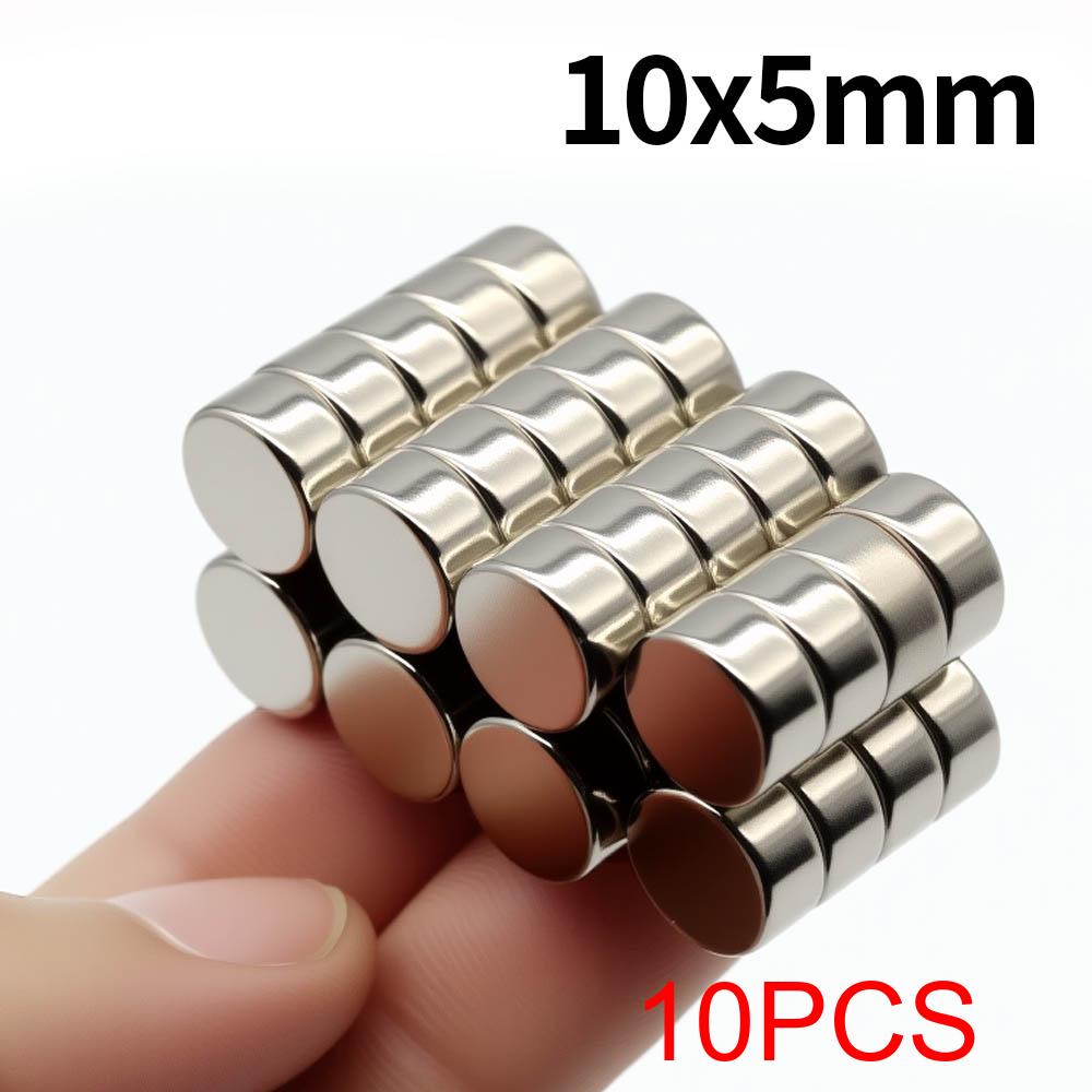 

10x5mm Super Strong Neodymium Magnet N35 NdfeB Permanent Magnetic imanes Round Powerful Magnets Refrigerator