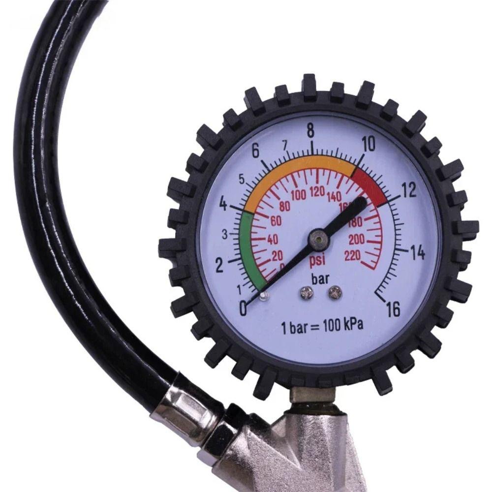 Meter Display Tire Air Pressure Inflator 0-16Bar Inflator Pump Tools  Car Tire Inflation