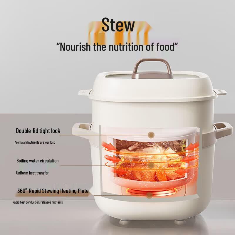 Little Bear Electric Stew Pot CN Plug (adapter Included)
