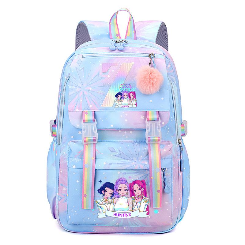 Animation Cartoon Letter Printing Student Campus High Value Fashion Backpack Light Large Capacity Backpack