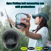 Fishing Bait Measuring Cup With Graduations, High Transparency, Shockproof, Thickened, Portable Fishing Tackle