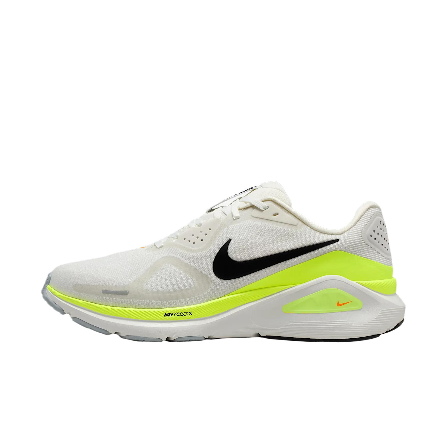 Nike Structure 26 Men Summit White Volt Total Orange Black HJ1102-103 EU 40