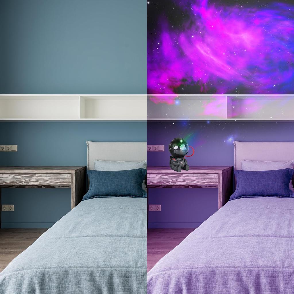 Astronaut Galaxy Projector Star Projector Nebula Galaxy Night Light with Remote for Home Bedroom Ceiling Decorative Kids Gifts