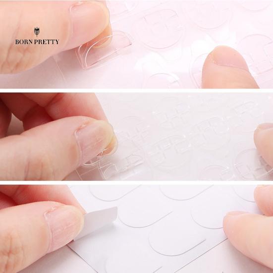 Nail Jelly Glues Nails Ornaments Invisible 2 Colors Apply Fake Nails