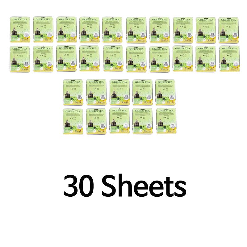 Face Mask Sheet Green Tea Ultra Hydrating Essence Mask Pack Skin Care (10 sheets and 2 options) Korean Cosmetics