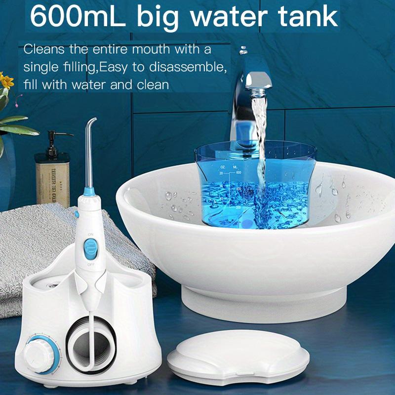 Fil d'eau, fil d'eau électrique pour le nettoyage et le nettoyage des appareils dentaires, fil d'eau électrique pour douchette buccale, 10 pressions et 7 embouts, fil d'eau