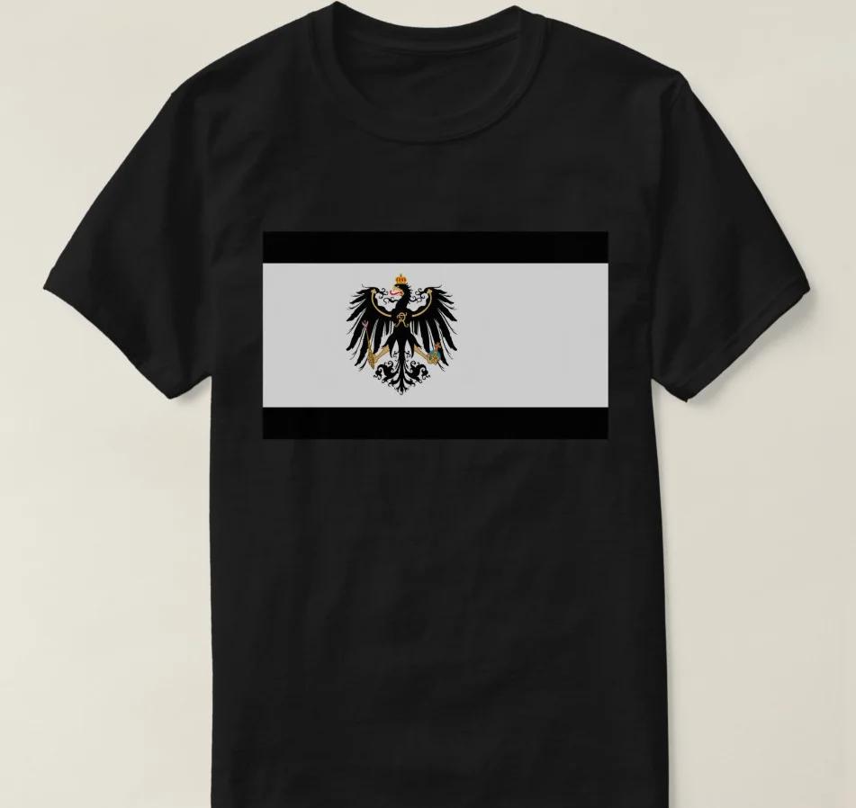 T-shirt Nazionale Regno di Prussia Retrò 100% Cotone Girocollo Manica Corta Estiva Casual da Uomo Streetwear