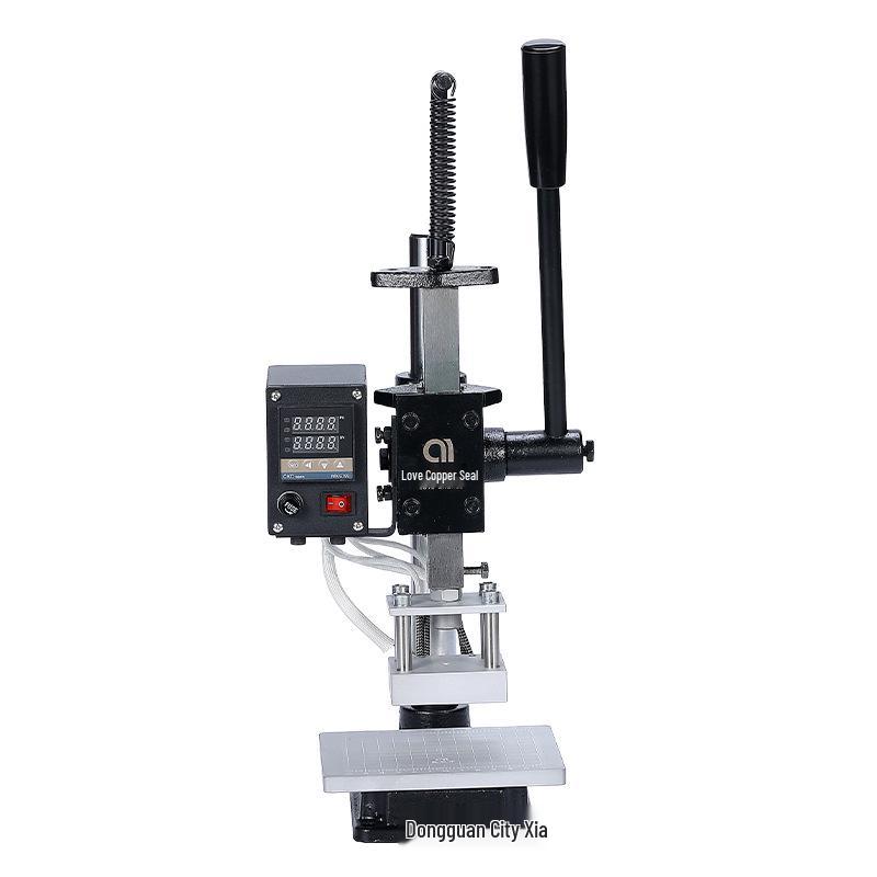 Compact Multi-Functional Heat Stamping & Pressing Machine for PU Leather & Wood Labels