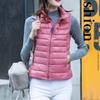 Women's Lightweight Down Vest Women's Plus Size Slim Fit Short-Length Fall/Winter Vest Arrival Portable Mini Vest