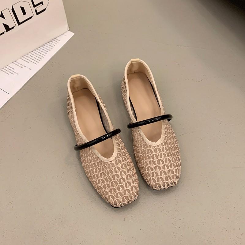 Fashion New 2025 Spring Summer Flat Heel Round Toe Women's Shoes Outdoor Independent Station Travel Comfortable Casual Footwear