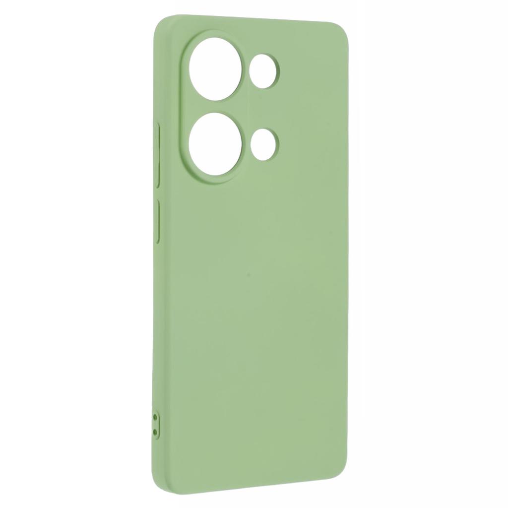 For Xiaomi Redmi Note 13 Pro 4G/Poco M6 Pro 4G Case Rubberized TPU Fiber Lining Cell Phone Cover (Precise Lens Cutout)