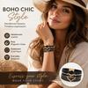 Magnetic Clasp Leather Bracelet Bangle Multi-layer Multi-Layer Bracelet  Festival Gift