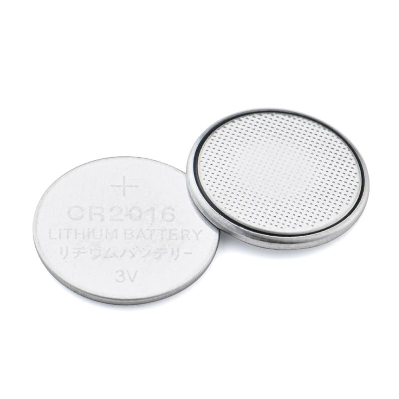 5pcs CR2016 Lithium Button Battery Long Lasting Power Cell Battery For Car Key Remote Controls Electronics Daily Use