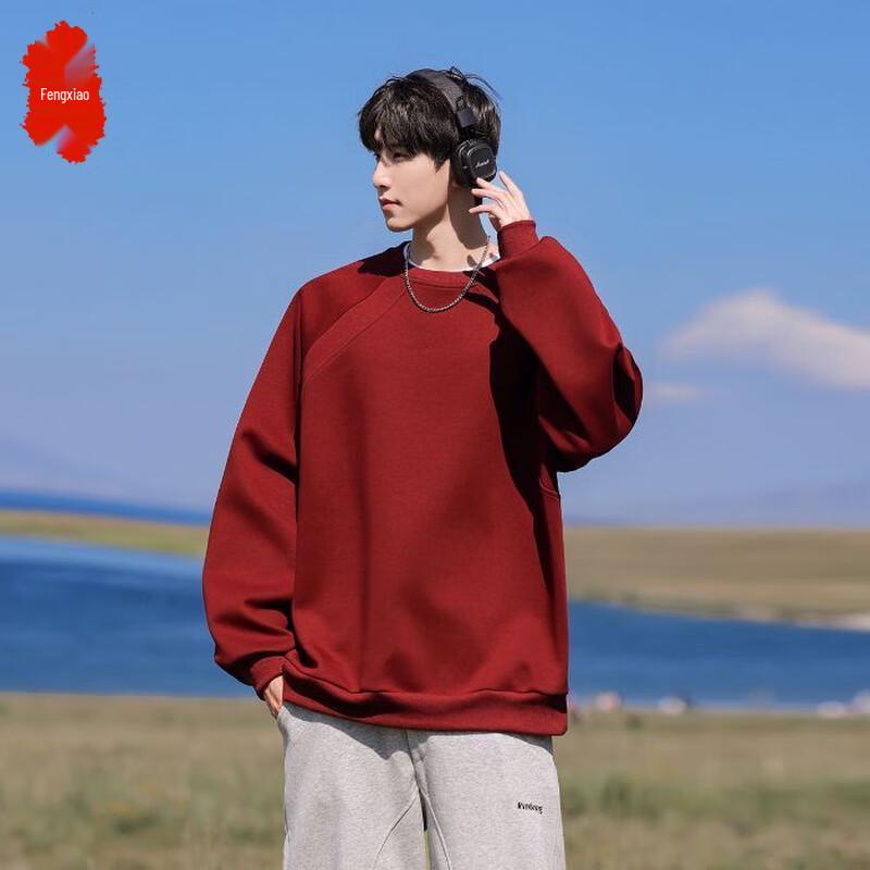 

Men s American Heavyweight Hoodless Pullover Sweatshirt M