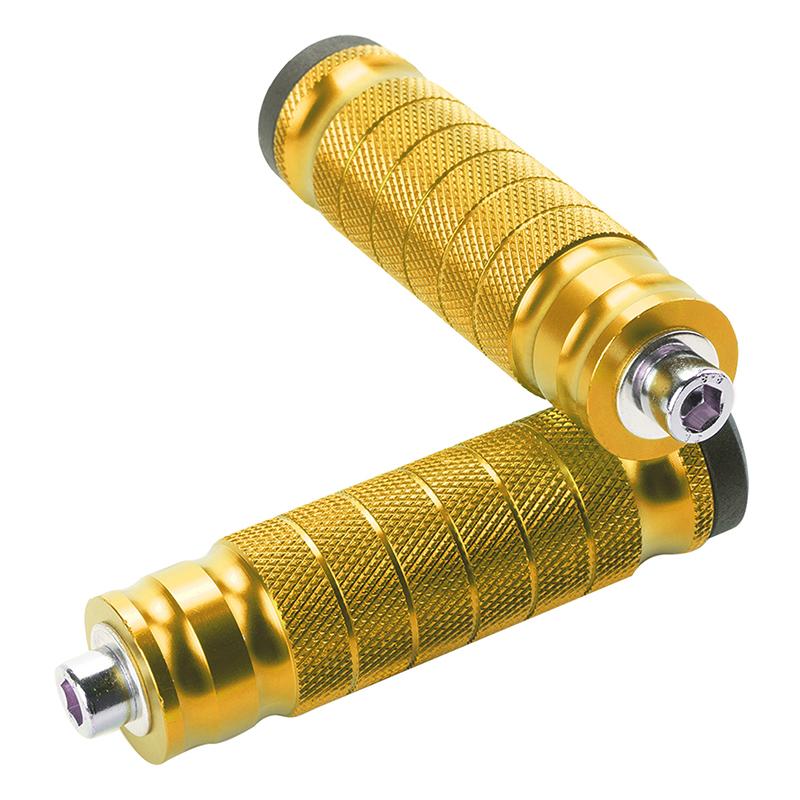 Universal 8mm Foot Pegs Pedals Peg CNC Aluminum Install Bolts Motorcycle Rearsets Footrest Footpegs