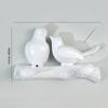 Sleek Bird Wall Hook Resin Organizer For Bathroom And Bedroom Storage Accessory