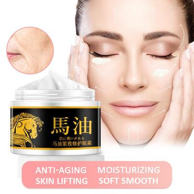 Le plus efficace anti-rides blanchissant les soins de la peau crème à l'huile de cheval anti-âge, anti-rides crème pour le visage essence pour les yeux supprimer les cernes crème pour les yeux