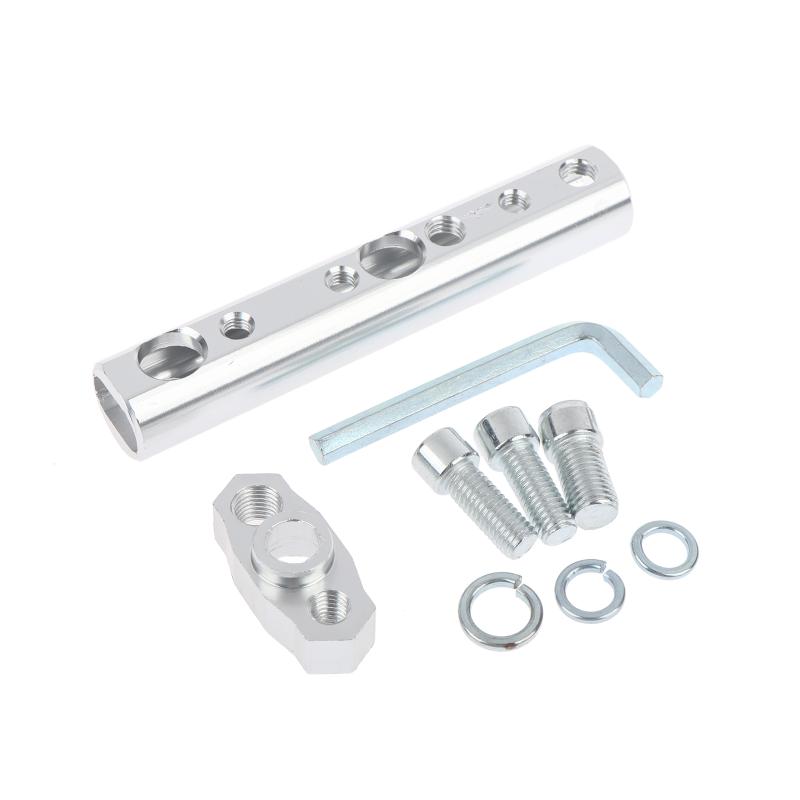 

Multifunctional Aluminum Rearview Mirror Mount Extender Bracket For Motorcycle Scooter Atv Spotlight Cell Phone Holder Fasteners срібний