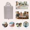 Aylashine Large Capacity Cosmetic Travel Makeup Easy to Toiletry Bathroom Multifunctional Makeup Pouch for White Bag, Bag, Carry, Double-Layered Bag,