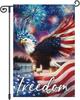 Louise Maelys 4th of July Garden Ag Freedom Bald Eagle Independence Day 12x18 Inch Double Sided Patriotic Welcome Stars an EEL