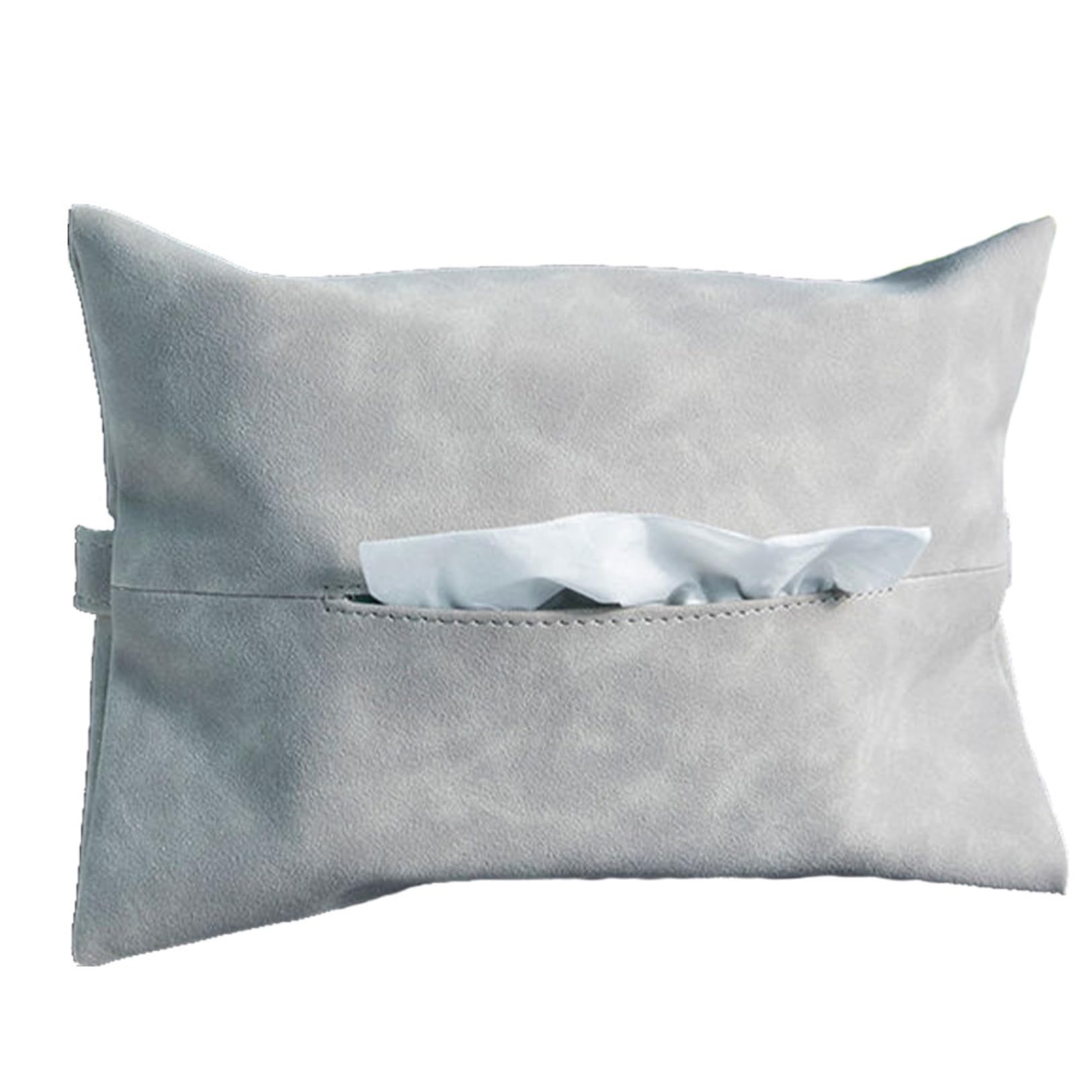 

PLEAVIT Cloth Tissue Case, Fabric Tissue Holder, Tissue Cover for Cars, Nordic Style, Hanging Sun Visor, Gray