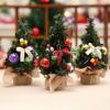 20cm Desktop Tree Ornaments Mini Christmas Tree Supplies Christmas Tree Ornaments  Children's Gifts