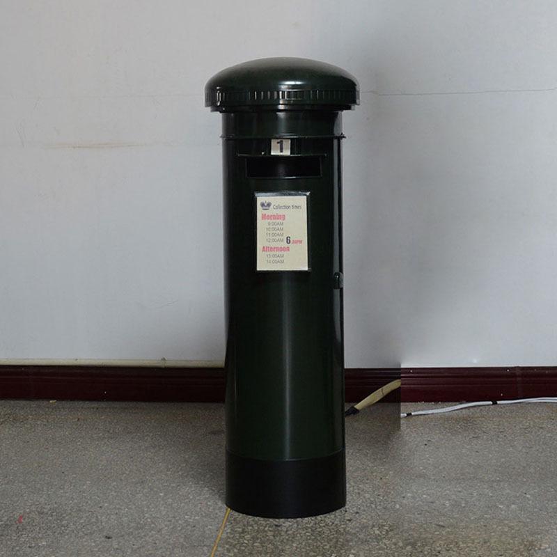 Extra Large Retro British Tin Post Box for Bar, Cafe, or Home Decoration