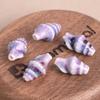 10pcs Ocean Conch Shape 20x11mm Colorful Glazed Ceramic Porcelain Loose Beads For Jewelry Making DIY Crafts Findings