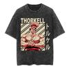 Vinland Saga Thorfinn Tshirt Vintage Washed Anime Manga Graphic Unisex Oversized Crew Neck Cotton Short Sleeve Tee Tops Hot