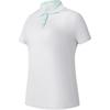Golf Series Outdoor Sports Logo Knit Casual Short Sleeve Polo Shirt Women Tops A11W535130F-WT