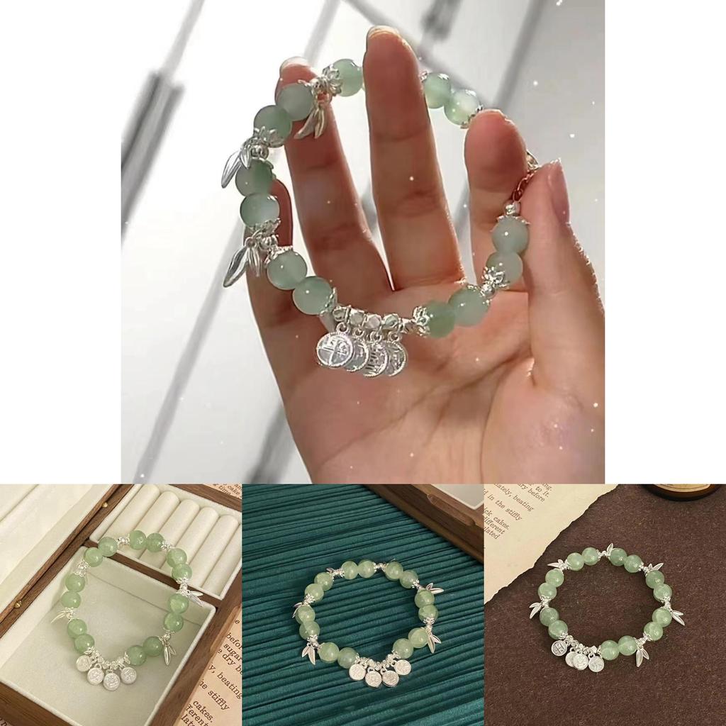 Modernes Chinesisches Stil Geometrisches Blatt Design Armband Für Frauen Legierung Plattierter Schmuck