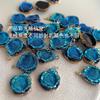Blue Galaxy!~ Needle Plated Earrings, Earrings