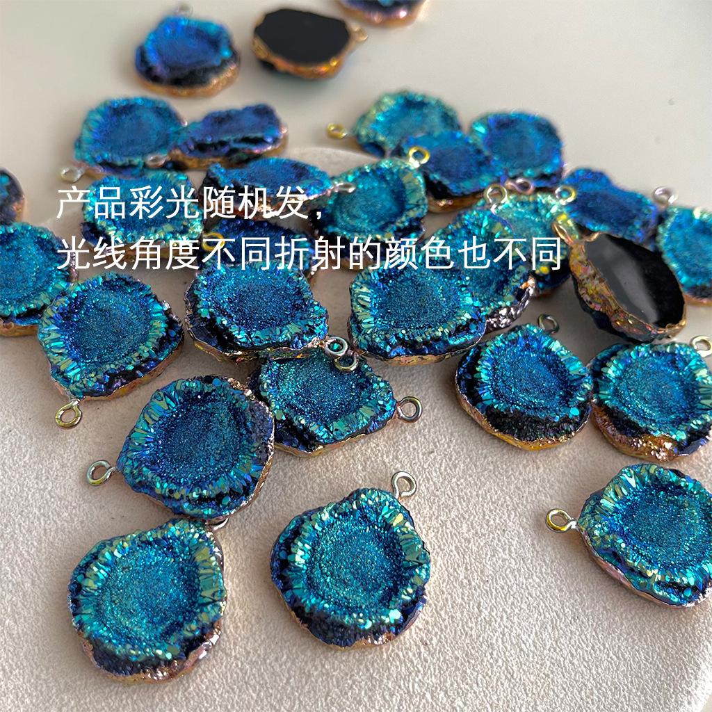 Blue Galaxy!~ Needle Plated Earrings, Earrings