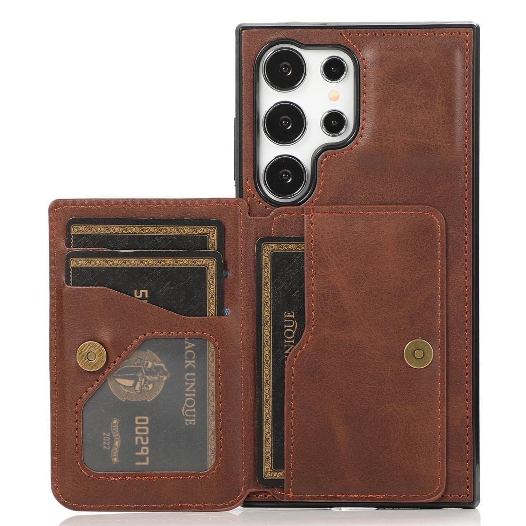 

Magnetic Wallet Leather Phone Case For Samsung Galaxy S25 A56 A36 A26 A16 06 A55 35 15 25 A54 34 A53 33 A52 A32 22 Note 20 Ultra Galaxy S25 кавовий