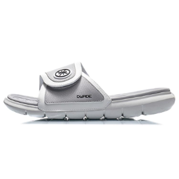 Li-Ning Lightweight Stylish Slippers Standard White Men s ABTQ009-2 EU 39⅔