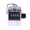 4 Digit Number Counters Hand Finger Mechanical Counting Tally Clicker Timer Outdoor Sport Golf Soccer Counter Key Ring 1