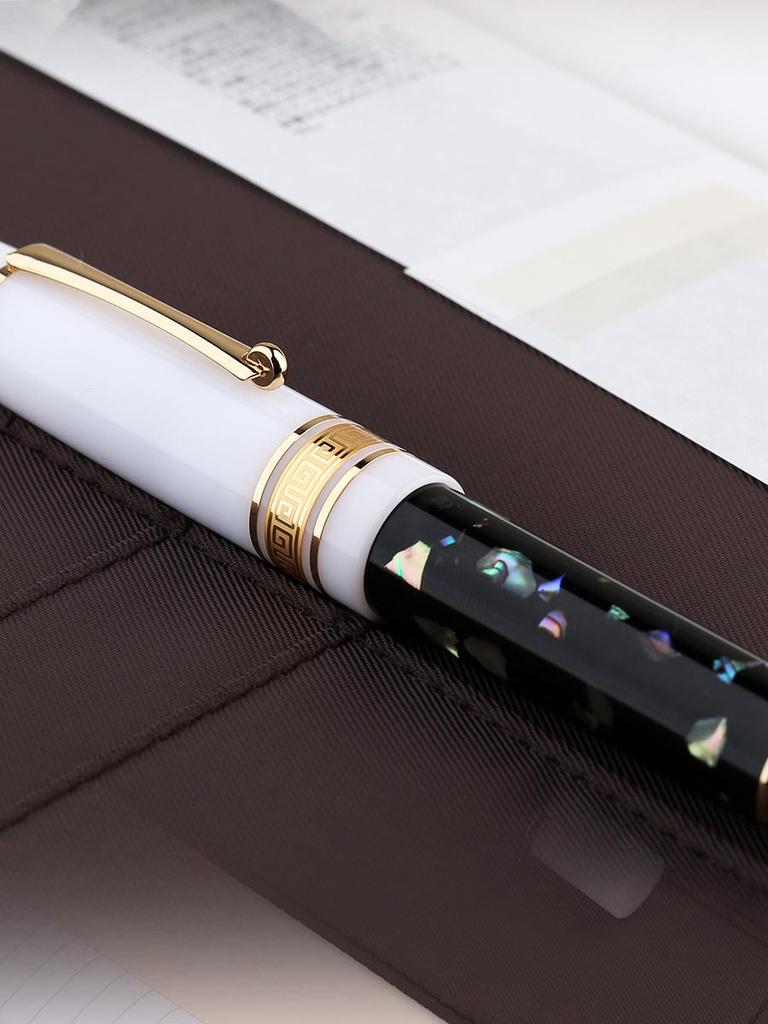 Pluma Fuente de Resina MAJOHN M400, Plumín Extra Fino, Unisex, Ideal para Regalos de Oficina o Estudiantes