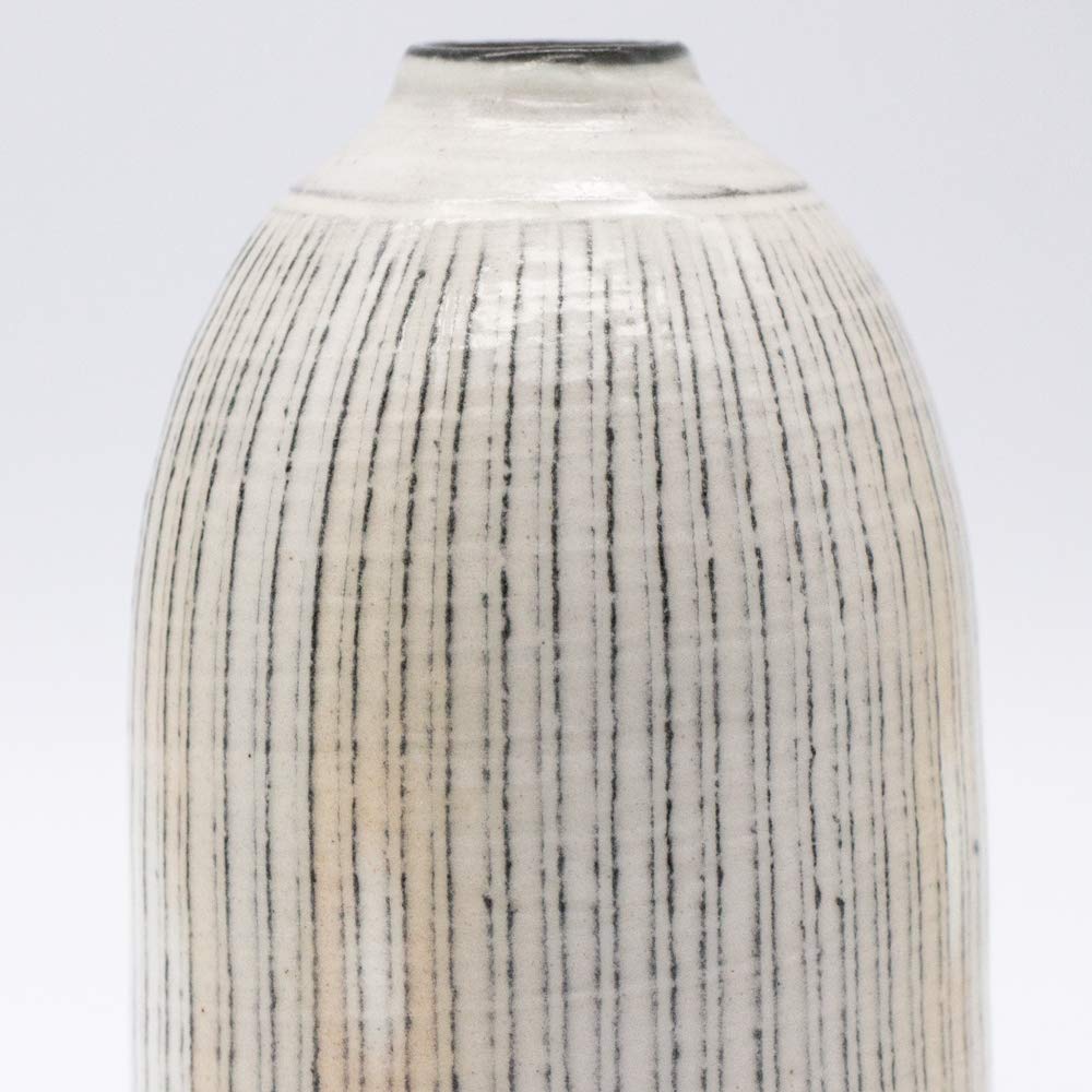 Kyoto Ware, Kiyomizu Ware, Seki Pottery, Flowering Pot, Small, White Grass, 246242